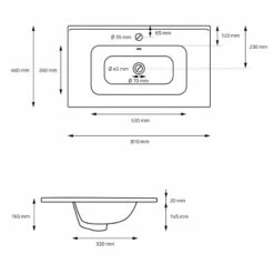Vasque 81x16,5x46 Cm Blanc -HOME24 Ventes 03ec8568433d439dbe82bdd55bf94e4d