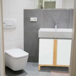 Meuble Dessous De Lavabo En Bambou Blanc -HOME24 Ventes 0535ad5b181e45899a468878d87a992a