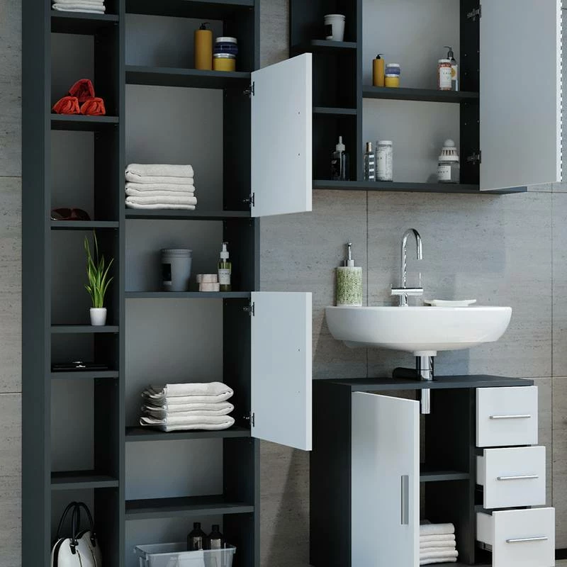 Salle De Bain Ilias Anthracite (3 élém.) 5 Salle De Bain Ilias Anthracite (3 élém.) – Image 3