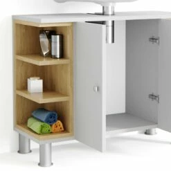 Meuble Sous-lavabo Aquis Blanc/chêne 10 Meuble Sous-lavabo Aquis Blanc/chêne -HOME24 Ventes 0cfe1ed097e54060bab460d1cc6c979e