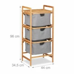 Panier à Linge En Bambou à 3 Corbeilles -HOME24 Ventes 0f0f1a6114a049b49b51c7e0d1b88f1c