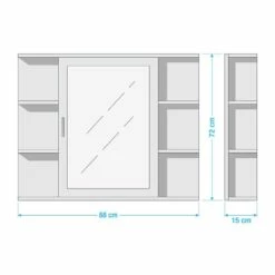 Armoire à Glace Goa White -HOME24 Ventes 1000104139 211008 1630350000506 SKETCH DETAILS P000000001000104139 sketch