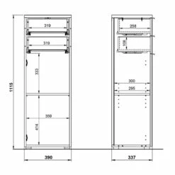 Salle De Bain 5 éléments Pescara III -HOME24 Ventes 1000149078 181219 16285800007 GALLERYIMAGES P000000001000149078