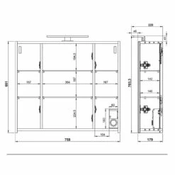 Salle De Bain 5 éléments Pescara III -HOME24 Ventes 1000149078 181219 16285800008 GALLERYIMAGES P000000001000149078