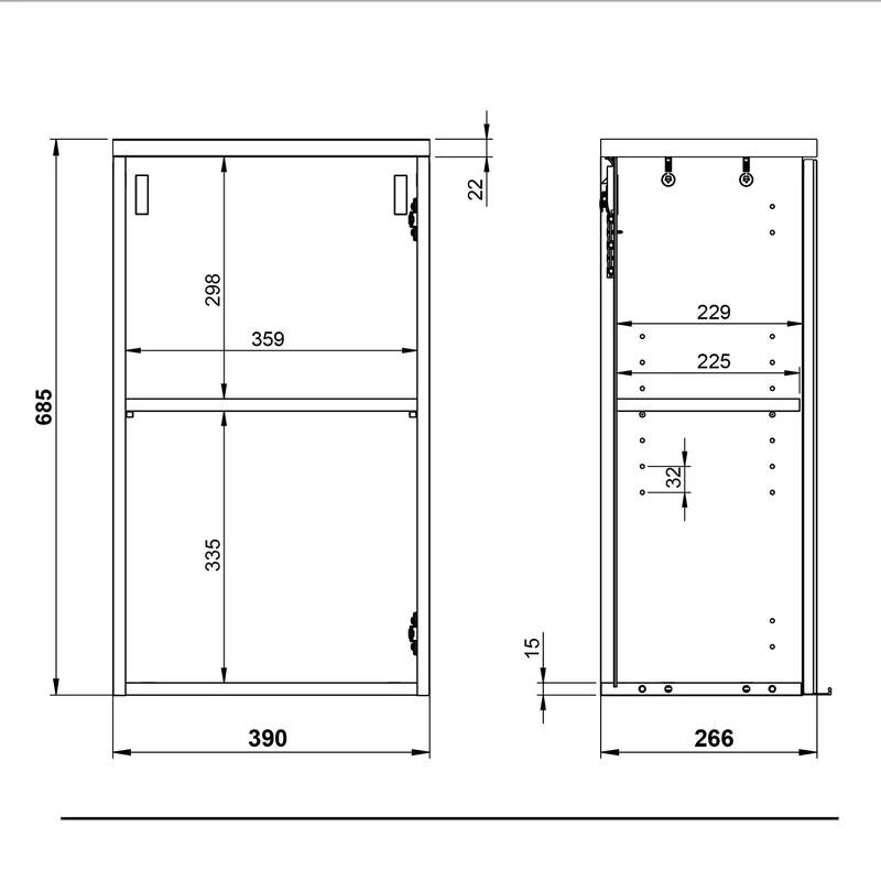 Salle De Bain 4 éléments Pescara II 19 Salle De Bain 4 éléments Pescara II – Image 17