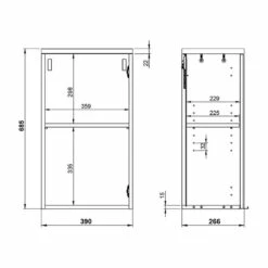 Meuble Haut Pescara -HOME24 Ventes 1000191986 191107 09520100031 SKETCH DETAILS P000000001000191986 sketch