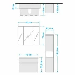 Salle De Bain Tiberio IV (3 éléments) 35 Salle De Bain Tiberio IV (3 éléments) -HOME24 Ventes 1000194087 191115 13255800152 SKETCH DETAILS P000000001000194087 sketch