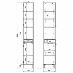 Salle De Bain Arvada II (5 éléments) -HOME24 Ventes 1000205937 200221 13364300089 SKETCH DETAILS P000000001000205937 sketch