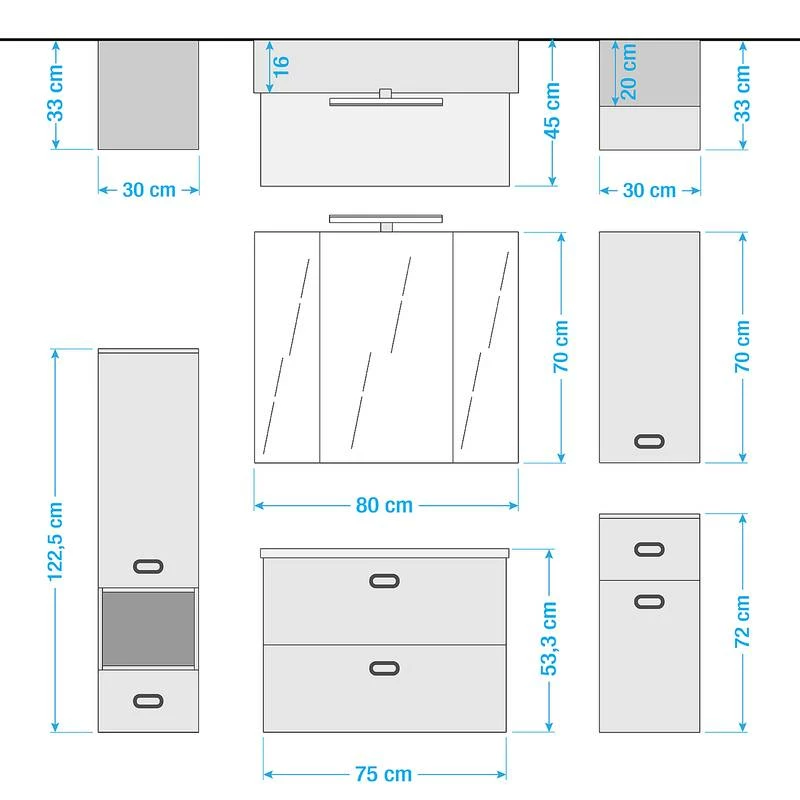Salle De Bain Buca V (5 éléments) 20 Salle De Bain Buca V (5 éléments) – Image 18