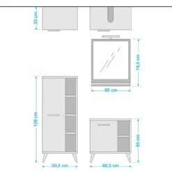 Salle De Bain Salvie III (3 éléments) 35 Salle De Bain Salvie III (3 éléments) -HOME24 Ventes 1000225843 201016 14352800086 SKETCH DETAILS P000000001000225843 sketch