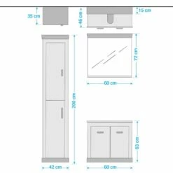 Salle De Bain Lewk III (3 éléments) 28 Salle De Bain Lewk III (3 éléments) -HOME24 Ventes 1000281711 210728 08082500104 SKETCH DETAILS P000000001000281711 sketch