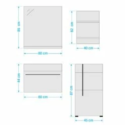 Salle De Bain Farson VI (4 éléments) 21 Salle De Bain Farson VI (4 éléments) -HOME24 Ventes 1000305925 211118 065111000555 SKETCH DETAILS P000000001000305925 sketch