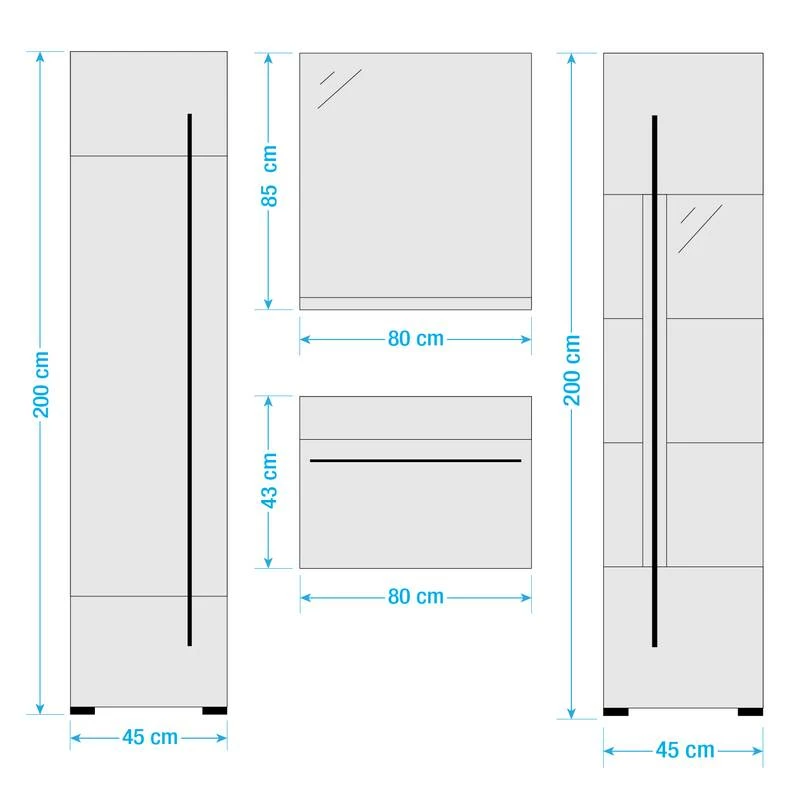 Salle De Bain Farson XIII (4 éléments) 15 Salle De Bain Farson XIII (4 éléments) – Image 13
