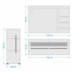 Salle De Bain Farson XVII (3 éléments) 21 Salle De Bain Farson XVII (3 éléments) -HOME24 Ventes 1000305934 211118 065112000577 SKETCH DETAILS P000000001000305934 sketch