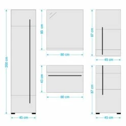 Salle De Bain Farson X (5 éléments) 25 Salle De Bain Farson X (5 éléments) -HOME24 Ventes 1000305943 211118 065112000584 SKETCH DETAILS P000000001000305943 sketch