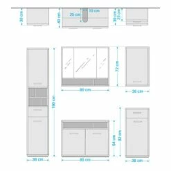 Salle De Bain Guardo I (5 éléments) 39 Salle De Bain Guardo I (5 éléments) -HOME24 Ventes 1000311839 220126 100209000500 SKETCH DETAILS P000000001000311839 sketch