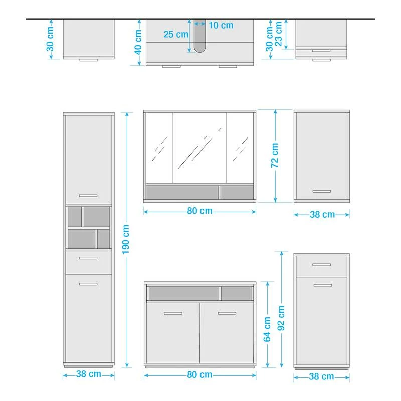 Salle De Bain Guardo I (5 éléments) 21 Salle De Bain Guardo I (5 éléments) – Image 19