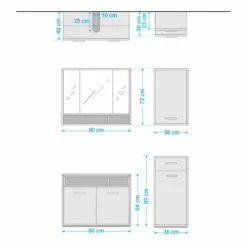 Salle De Bain Guardo II (4 éléments) 33 Salle De Bain Guardo II (4 éléments) -HOME24 Ventes 1000311840 220126 100210000500 SKETCH DETAILS P000000001000311840 sketch