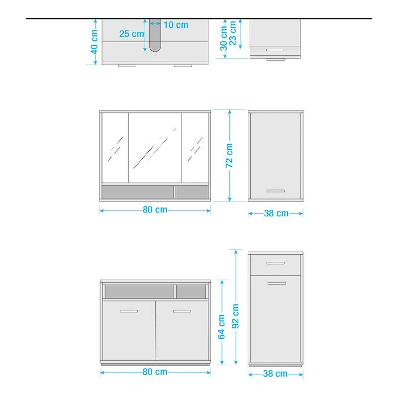 Salle De Bain Guardo II (4 éléments) 18 Salle De Bain Guardo II (4 éléments) – Image 16