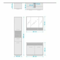 Salle De Bain Guardo III (3 éléments) -HOME24 Ventes 1000311841 220126 10021100500 SKETCH DETAILS P000000001000311841 sketch