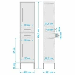 Colonne De Salle De Bain Kent - 41 Cm -HOME24 Ventes 1000334285 220302 500 SKETCH DETAILS P000000001000334285 sketch