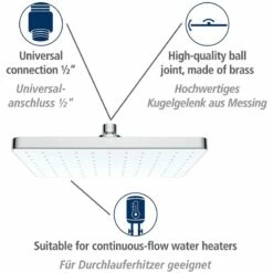 Wenko Pommeau De Douche Cleaning II -HOME24 Ventes 1000352463 220519 032 DETAILS P000000001000352463