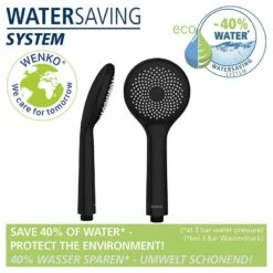 Wenko Pommeau De Douche Watersaving V 12 Wenko Pommeau De Douche Watersaving V -HOME24 Ventes 1000352478 220519 031 DETAILS P000000001000352478