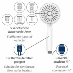 Wenko Pommeau De Douche Young Line -HOME24 Ventes 1000352544 220519 031 DETAILS P000000001000352544