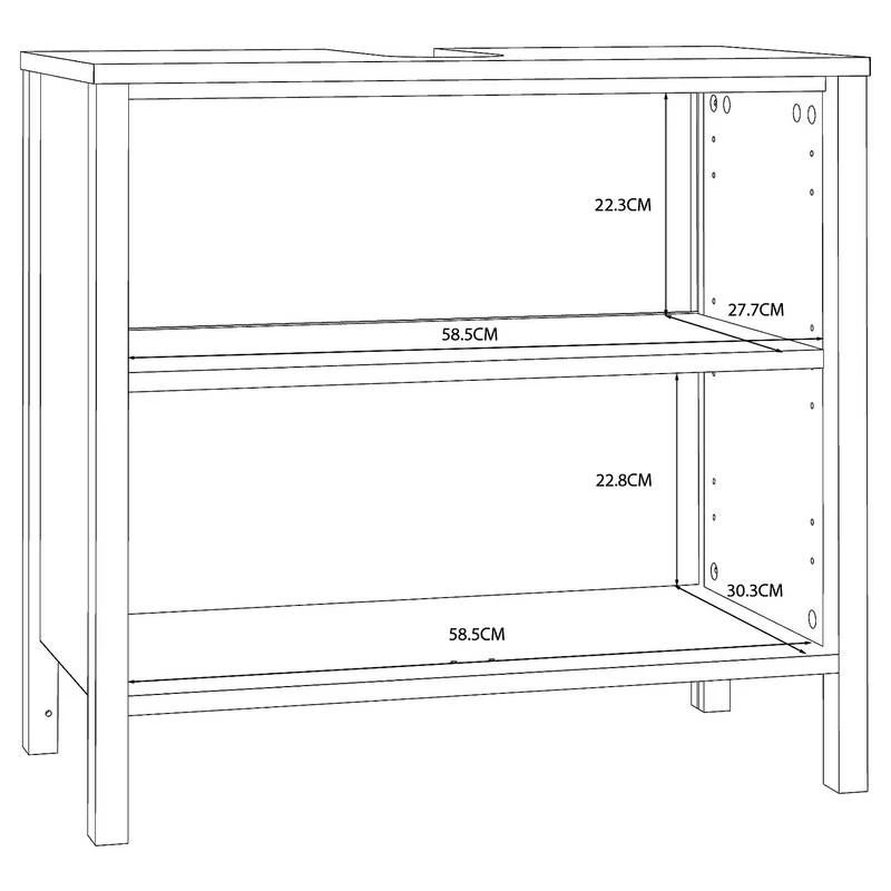 Meuble Sous Lavabo Kavala II 10 Meuble Sous Lavabo Kavala II – Image 8