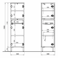 Salle De Bain Torrance XIII (3 éléments) 31 Salle De Bain Torrance XIII (3 éléments) -HOME24 Ventes 1000370057 230215 502 SKETCH DETAILS P000000001000370057 sketch