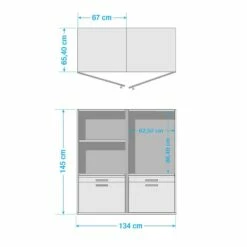 Armoire Pour Machine à Laver Kielce IX -HOME24 Ventes 1000370878 230310 500 SKETCH DETAILS P000000001000370878 sketch
