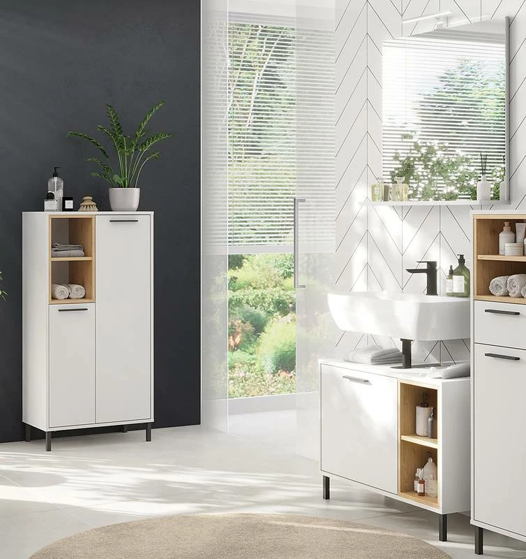 Salle De Bain Loria - 3 éléments - B 3 Salle De Bain Loria - 3 éléments - B