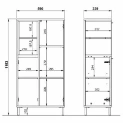 Salle De Bain Loria - 3 éléments - B 27 Salle De Bain Loria - 3 éléments - B -HOME24 Ventes 1000372695 230315 502 SKETCH DETAILS P000000001000372695 sketch