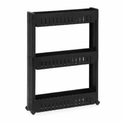 Étagère De Cuisine à Roulettes 3 Niveaux