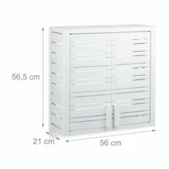 Placard Mural Salle De Bain Bambou Blanc -HOME24 Ventes 1518a18086c34c17a53da2518b57ada8