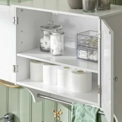 Meuble Haut De Salle De Bain BZR84-W -HOME24 Ventes 15bcbf02091345868251c42a860db416