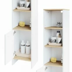 Armoire Haute Elvio Blanc/sonoma -HOME24 Ventes 164164834aaf4533bc3a0f1bb4fd9fef