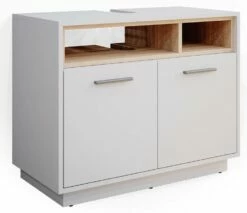 Meuble Sous-lavabo Beatrice Blanc/sonoma