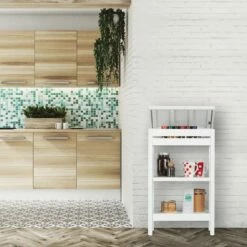 Étagère De Salle De Bains Bambou Blanc -HOME24 Ventes 1bc2766ffedd44efb604a7c4ce0654d5