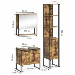 Salle De Bain Fyrk Vieux Bois (3 élém.) -HOME24 Ventes 1d0c08107f6b4f43903900db4ca49613