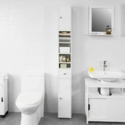 Meuble Colonne Salle De Bain BZR34-W 25 Meuble Colonne Salle De Bain BZR34-W -HOME24 Ventes 20ca0f981c9f4d3096d973eb7b72f158