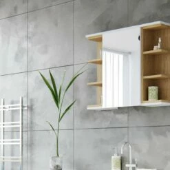 Armoire De Toilette Aquis Blanc/chêne 11 Armoire De Toilette Aquis Blanc/chêne -HOME24 Ventes 26e4dc963b154d3e9e901571e9f628dd