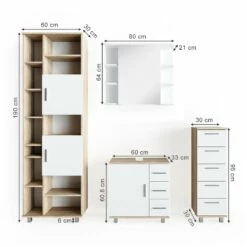 Salle De Bain Ilias (4 éléments) -HOME24 Ventes 271aa50cf61a4147aee6fa8b883573ce