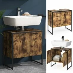 Meuble Sous-lavabo Fyrk Vieux Bois/noir -HOME24 Ventes 2975a41938d84efd949ba9145370fe74