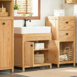 Meuble Sous Lavabo Naturel BZR98-N -HOME24 Ventes 2a926002c89c4202aad092b743b6335f