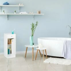 Armoire De Salle De Bain En Bois Blanc -HOME24 Ventes 2ad38c4b0abc4119a5c65da3e9d0d05e