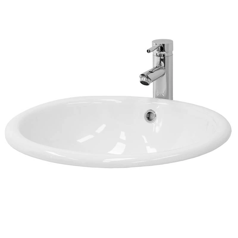 Lavabo Ovale 49x195x405 Cm Blanc 3 Lavabo Ovale 49x195x405 Cm Blanc