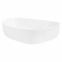 Lavabo Ovale 55x42x14cm Blanc Céramique