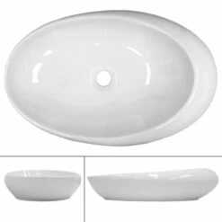 Vasque Forme Ovale 585x375x145 Mm Blanc -HOME24 Ventes 3173c8914fc44021b777f00d5b930584