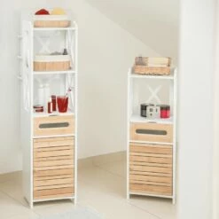 Étagère De Salle De Bain MDF Et Bambou 12 Étagère De Salle De Bain MDF Et Bambou -HOME24 Ventes 332fa065459047ad89c653dfa159ab45